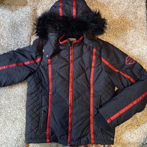 Harley Davidson winter jacket, Black and Red,